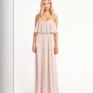 Show Me Your MuMu Caitlin Ruffle Maxi Dress, size M